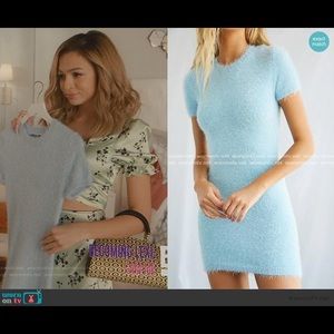 Fluffy Soft Fuzzy Sweater Dress